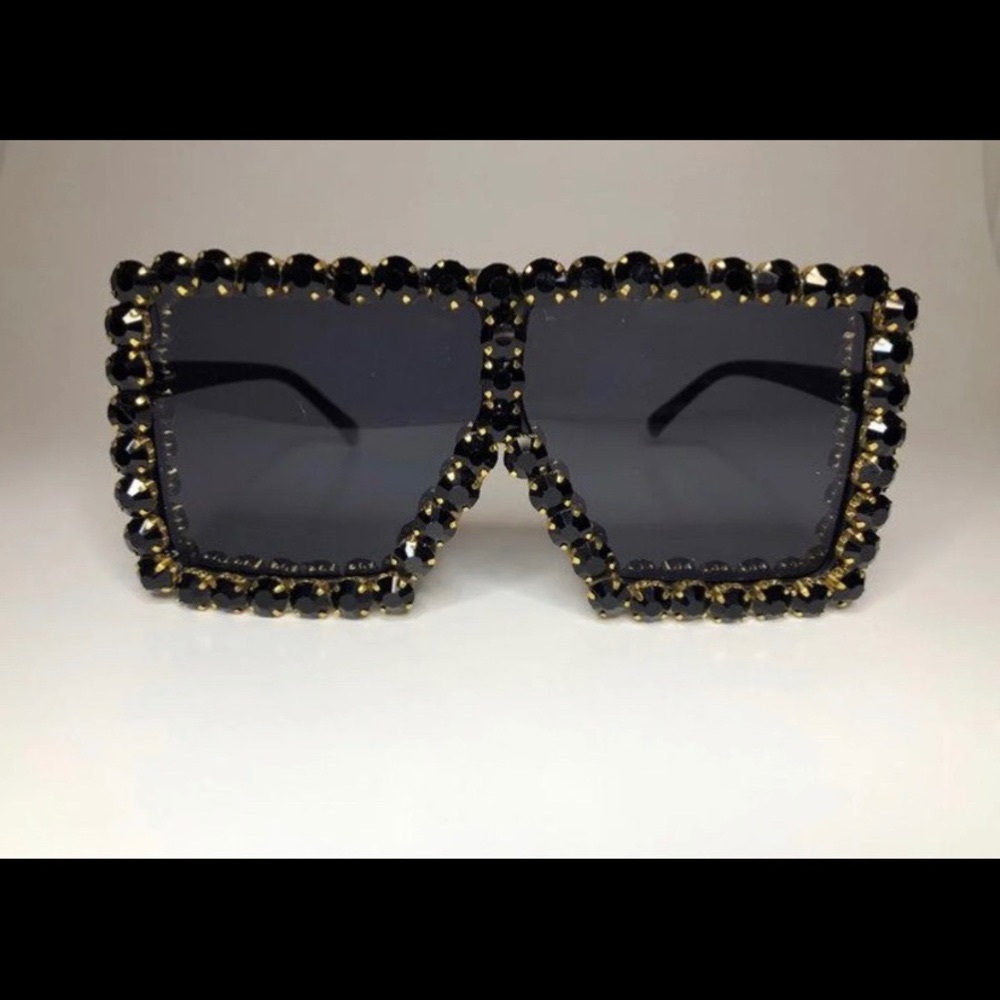 Black and Gold Sunglasses